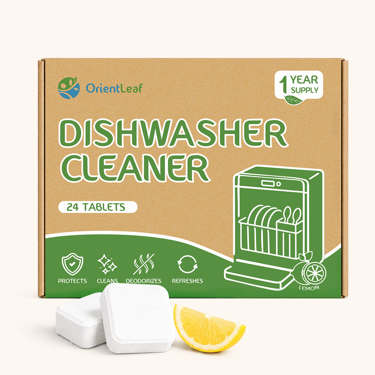 Dishwasher Cleaner, 24 pack
