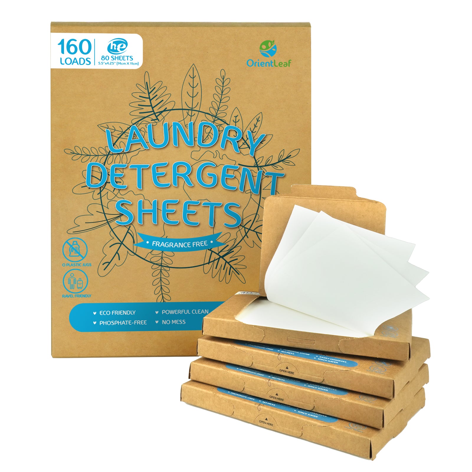 Laundry Detergent Sheets Fragrance Free