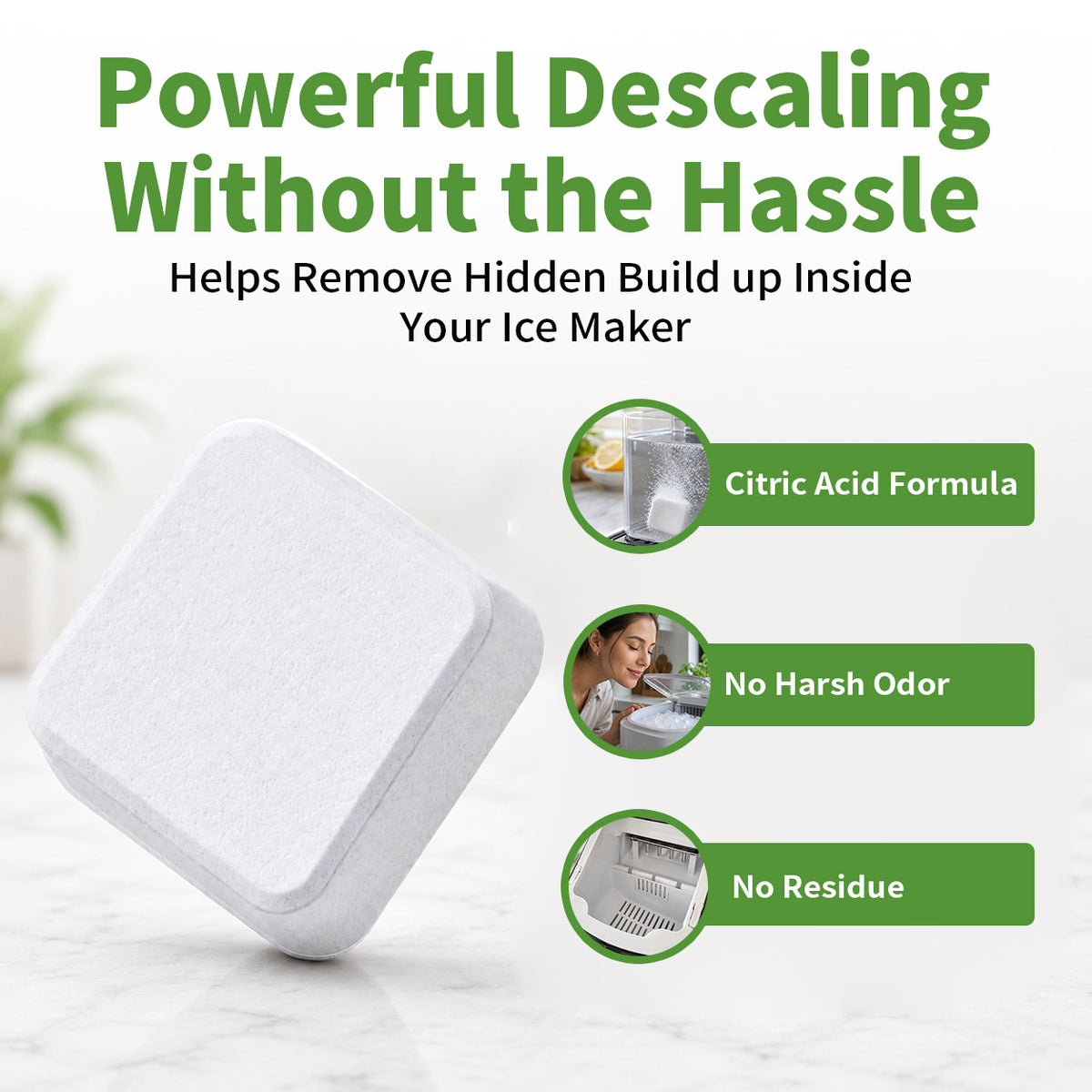 Ice Machine Cleaner Tablets, 24 Tablets