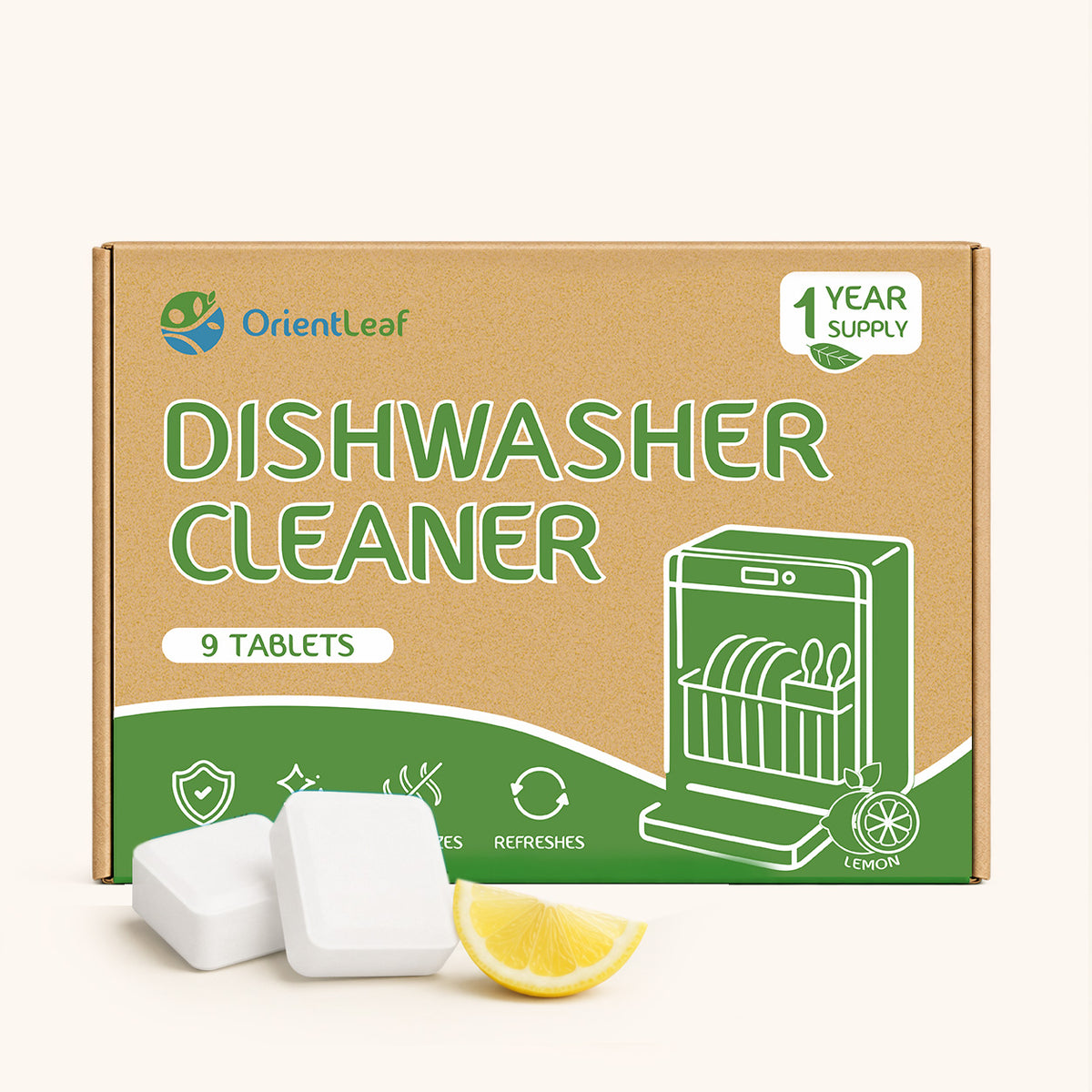 Dishwasher Cleaner, 9 pack
