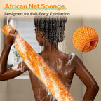 Kojic Acid Soap with African Sponge Net (4oz*2 Pack)