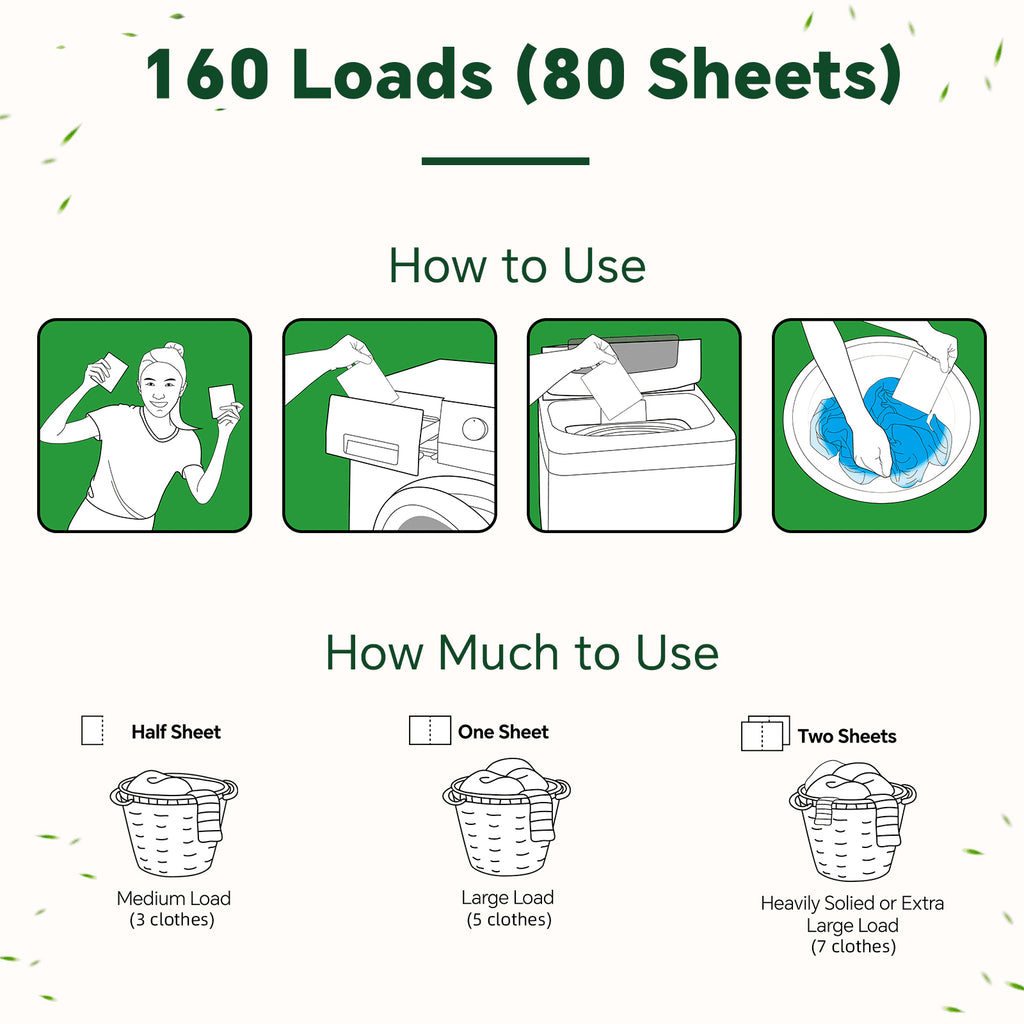 Laundry Detergent Sheets