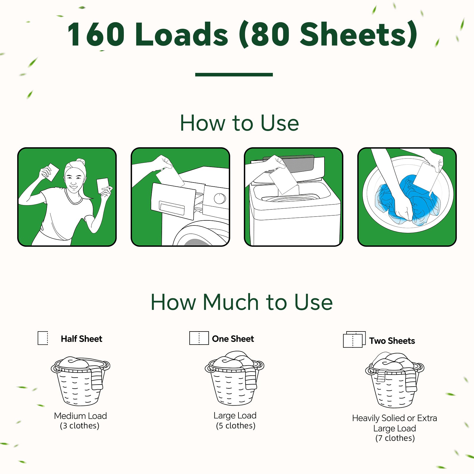 Laundry Detergent Sheets