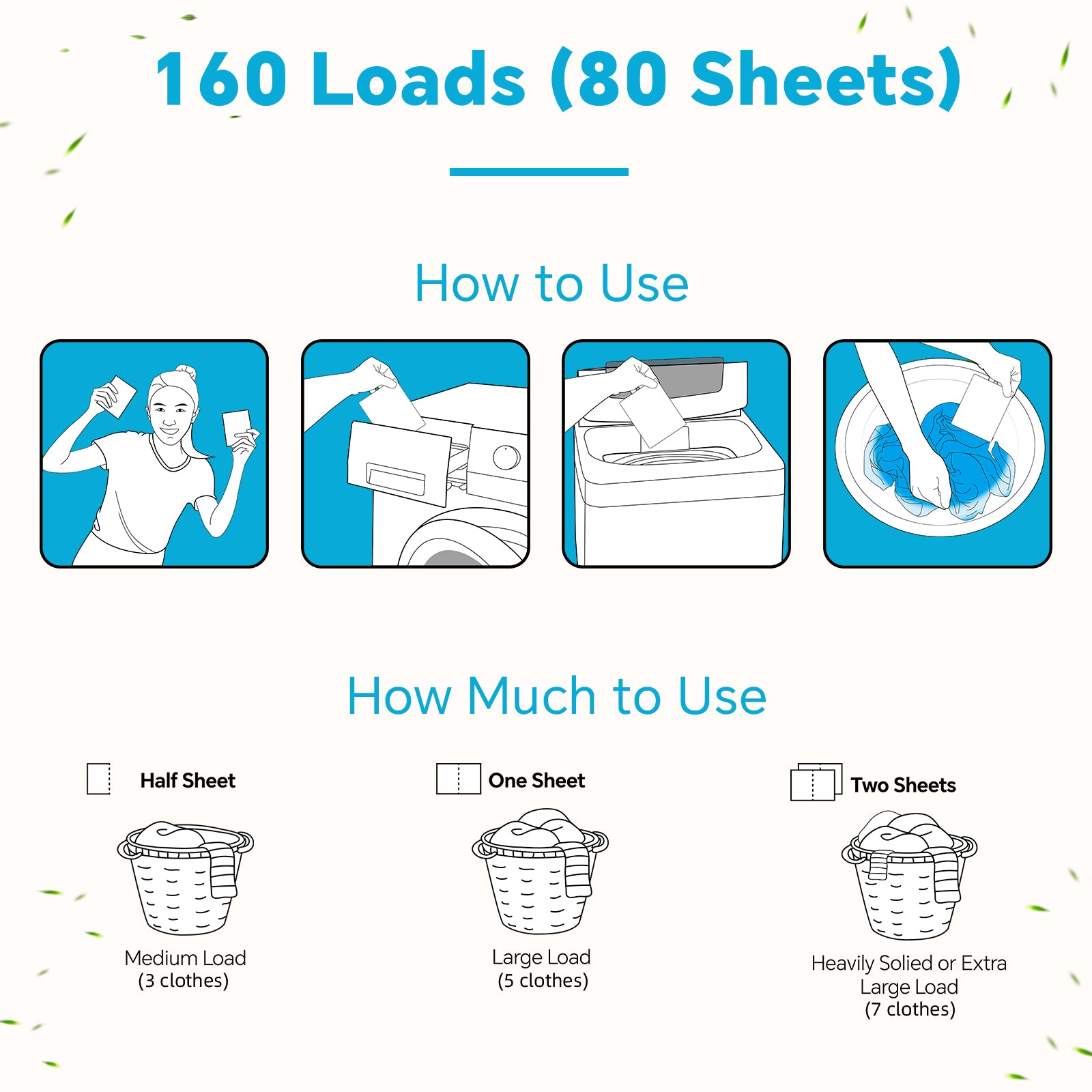 Laundry Detergent Sheets Fragrance Free